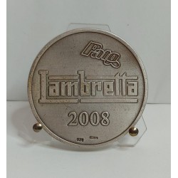 MEDAGLIA IN ARGENTO 925 LAMBRETTA PATO 2008 peso gr. 36,38 - diametro mm 40